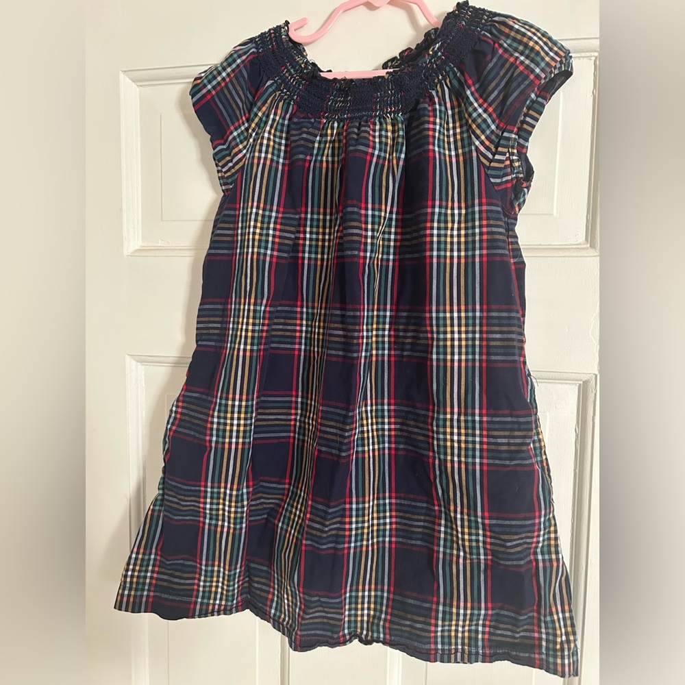Hanna Anderson Plaid Kids Dress - Multicolor